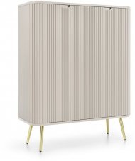 Комод Perfect Home Зова / Zova 2-дверний з золотими ніжками K103 Кашемір (PFH-091284)