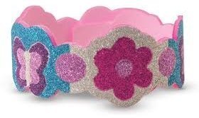 Набор для творчества Браслеты с объемными блестящими наклейками Melissa & Doug MD19506 Набор для творчества Браслеты с объемными блестящими наклейками Melissa & Doug MD19506