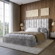 Двоспальне ліжко LION Ніно 160x200 см SILK 302 Мраморний (LION-045044) Двоспальне ліжко LION Ніно 160x200 см SILK 302 Мраморний (LION-045044)