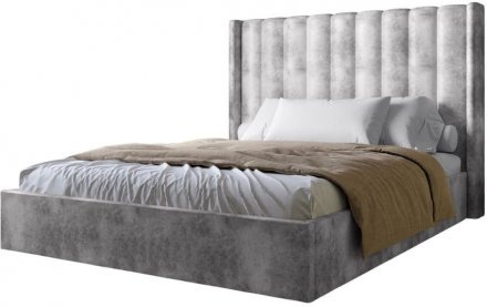 Двоспальне ліжко LION Ніно 160x200 см SILK 302 Мраморний (LION-045044) Двоспальне ліжко LION Ніно 160x200 см SILK 302 Мраморний (LION-045044)