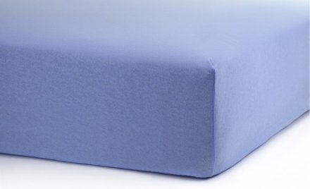 Простирадло на резинці Софт Найт блакитний трикотаж 120х200 см Простирадло на резинці Софт Найт блакитний трикотаж 120х200 см