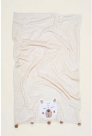 Дитячий плед Teddy krem кремовий 75х120 svt-2000022281959 Дитячий плед Teddy krem кремовий 75х120 svt-2000022281959