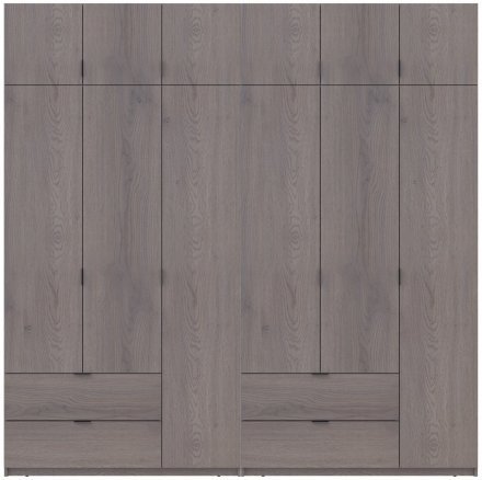 Комплект шаф для одягу Doros Лукас (2 шт.) 240х50х240 см Канноло (DRS-011850)