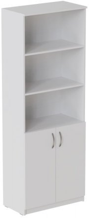 Шафа Анжело Ferrum-decor на 5 полиць з 2 дверима 1900x700x380 ДСП Біле 16 мм (FRD-105031)