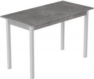 Стіл кухонний Ferrum-decor Маріо 75x120x80 Білий ДСП Бетон 16мм (FRD-105588)