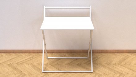 Стіл трансформер Компакт 3 750x790x720 Білий метал ДСП Біле 16 мм FRD-104683