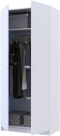 Полиця для одягу Doros Promo Білий 3шт. 86.7х35х1.6 (DRS-011562)