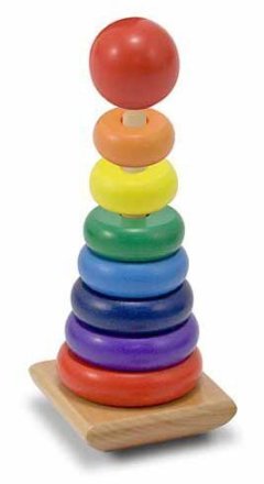Melissa & Doug Радужная пирамидка, MD576