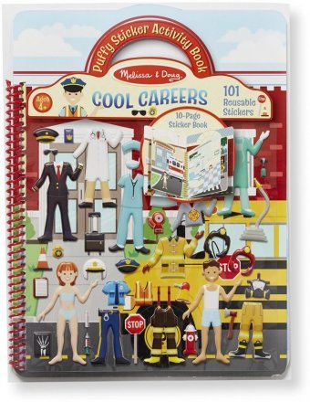 Объемные многоразовые наклейки Профессии Cool Careers Melissa & Doug MD9426