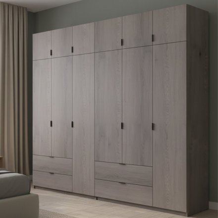 Комплект шаф для одягу Doros Лукас (2 шт.) 255х50х240 см Канноло (DRS-011851)