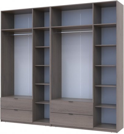 Комплект шаф для одягу Doros Лукас (2 шт.) 255х50х240 см Канноло (DRS-011851)