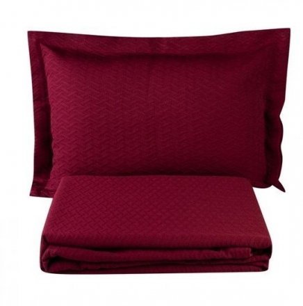 Покривало з наволочками Charm bold bordo бордовий 160х240 см євро svt-2000022285551 Покривало з наволочками Charm bold bordo бордовий 160х240 см євро svt-2000022285551