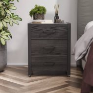 Тумба універсальна Ferrum-decor Вів'єн 3 50x41x40 чорний ДСП Сосна Кембра 16мм (FRD-104190)