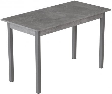 Стіл кухонний Ferrum-decor Маріо 75x120x80 Сірий ДСП Бетон 16мм (FRD-105589) Стіл кухонний Ferrum-decor Маріо 75x120x80 Сірий ДСП Бетон 16мм (FRD-105589)