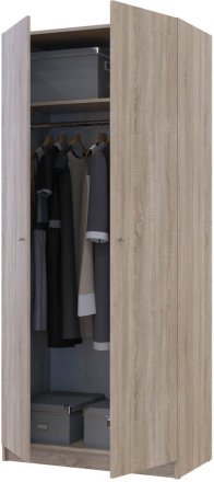 Полиця для одягу Doros Promo Дуб Сонома 3шт. 86.7х35х1.6 (DRS-011563)