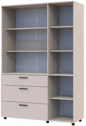 Шафа для одягу Doros Торн Кашемір 3 ДСП/3Ш (полиці) 135х51.6х200 (DRS-012060)