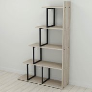 Етажерка Ferrum-decor Стелла 1600x1020x300 Чорний метал ДСП Дуб Сонома (FRD-103465) Етажерка Ferrum-decor Стелла 1600x1020x300 Чорний метал ДСП Дуб Сонома (FRD-103465)