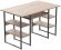 Комп'ютерний стіл Ferrum-decor Тім 75x120x70 чорний ДСП Дуб Сан-Марино 16мм (FRD-103973)