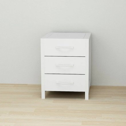 Тумба універсальна Ferrum-decor Вів'єн 3 50x41x40 білий ДСП Біле 16мм (FRD-104191) Тумба універсальна Ferrum-decor Вів'єн 3 50x41x40 білий ДСП Біле 16мм (FRD-104191)