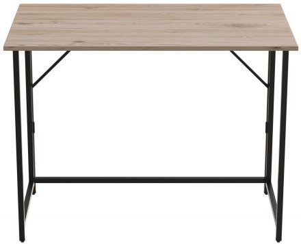 Стіл розкладний Моріс Ferrum-decor 750x1000x600 Чорний метал ДСП Дуб Сан-Марино 16 мм (FRD-104670)