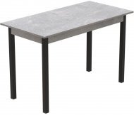 Стіл кухонний Ferrum-decor Маріо 75x120x80 Чорний ДСП Бетон 16мм (FRD-105590) Стіл кухонний Ferrum-decor Маріо 75x120x80 Чорний ДСП Бетон 16мм (FRD-105590)