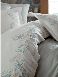Постільна білизна сатин з вишивкою Hare Maldiv євро svt-2000022294966 Постільна білизна сатин з вишивкою Hare Maldiv євро svt-2000022294966