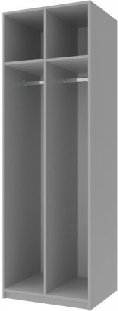 Шафка в роздягальню на 2-і секції Doros 60х52х180 Сірий (DRS-011221)
