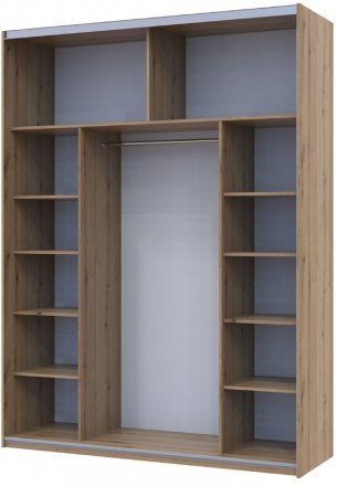 Шафа купе Doros G-Caiser Дуб Евок 2 Стекла / 3 частини 180х60х240 (DRS-011574) Шафа купе Doros G-Caiser Дуб Евок 2 Стекла / 3 частини 180х60х240 (DRS-011574)