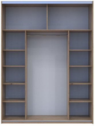 Шафа купе Doros G-Caiser Дуб Евок 2 Стекла / 3 частини 180х60х240 (DRS-011574) Шафа купе Doros G-Caiser Дуб Евок 2 Стекла / 3 частини 180х60х240 (DRS-011574)