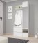 Передпокій з дзеркалом Perfect Home Грін / Green 3-дверний Білий (PFH-091310)