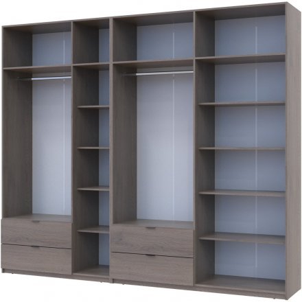 Комплект шаф для одягу Doros Лукас (2 шт.) 280х50х240 см Канноло (DRS-011853)