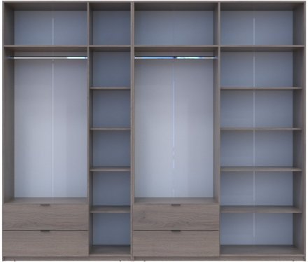 Комплект шаф для одягу Doros Лукас (2 шт.) 280х50х240 см Канноло (DRS-011853)