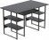 Комп'ютерний стіл Ferrum-decor Тім 75x120x70 чорний ДСП Сосна Кембра 16мм (FRD-103974)