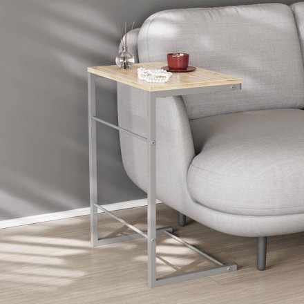Столик приставний Террі Ferrum-decor 650x440x330 Сірий метал ДСП Дуб Сан-Марино 16 мм (FRD-104663) Столик приставний Террі Ferrum-decor 650x440x330 Сірий метал ДСП Дуб Сан-Марино 16 мм (FRD-104663)
