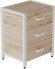 Тумба універсальна Ferrum-decor Вів'єн 3 50x41x40 білий ДСП Дуб Сан-Марино 16мм (FRD-104192)