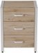 Тумба універсальна Ferrum-decor Вів'єн 3 50x41x40 білий ДСП Дуб Сан-Марино 16мм (FRD-104192)
