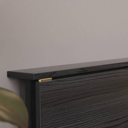Розкладний стіл Моріс Ferrum-decor 750x1000x600 Чорний метал ДСП Сосна Кембра 16 мм (FRD-104671)