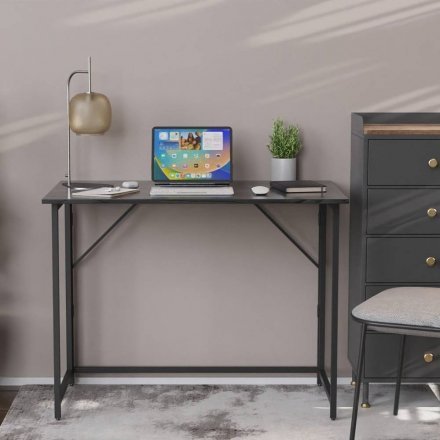 Розкладний стіл Моріс Ferrum-decor 750x1000x600 Чорний метал ДСП Сосна Кембра 16 мм (FRD-104671)