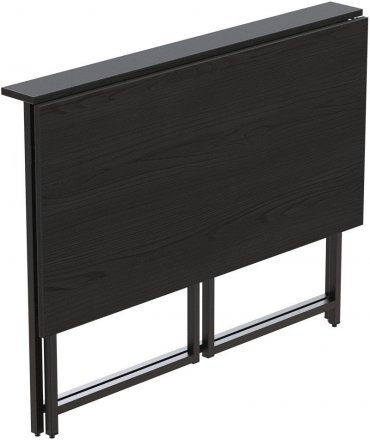 Розкладний стіл Моріс Ferrum-decor 750x1000x600 Чорний метал ДСП Сосна Кембра 16 мм (FRD-104671)