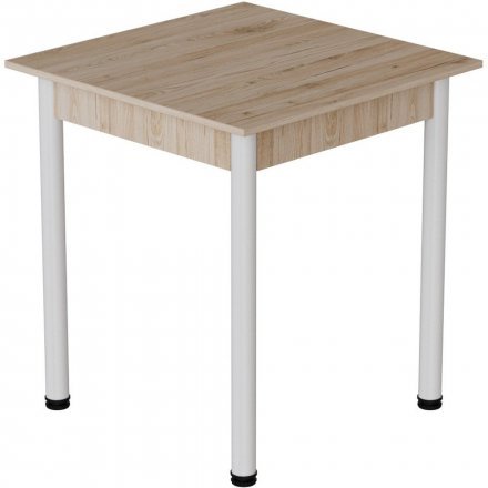 Стіл кухонний Ferrum-decor Агата 75x70x70 Білий ДСП Сан-Марино 16мм (FRD-105633) Стіл кухонний Ferrum-decor Агата 75x70x70 Білий ДСП Сан-Марино 16мм (FRD-105633)