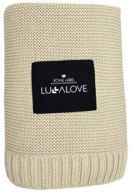 Бамбуковий плетений плед Classic 80х100 см Milk Coffee lullalove-0355