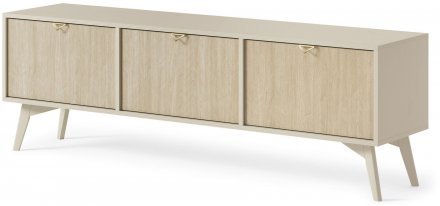 Тумба під ТВ Perfect Home Форест / Forest RTV158 3-дверна Беж пісочний/ялиця сканді (PFH-091479) Тумба під ТВ Perfect Home Форест / Forest RTV158 3-дверна Беж пісочний/ялиця сканді (PFH-091479)
