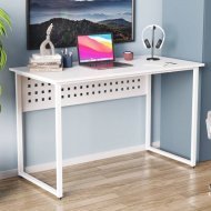 Письмовий стіл Ferrum-decor Майк 75x140x60 білий ДСП Біле 16мм (FRD-101317)