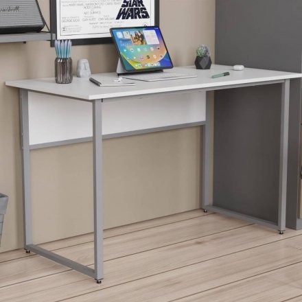 Письмовий стіл Ferrum-decor Коді 75x120x70 сірий ДСП Біле 16мм (FRD-101691) Письмовий стіл Ferrum-decor Коді 75x120x70 сірий ДСП Біле 16мм (FRD-101691)