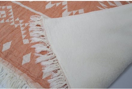 Плед мікроплюш Kilim orange 130х170 см 2000022193023