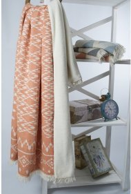 Плед мікроплюш Kilim orange 130х170 см 2000022193023 Плед мікроплюш Kilim orange 130х170 см 2000022193023