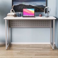 Письмовий стіл Ferrum-decor Майк 75x140x70 сірий ДСП Біле 16мм (FRD-101817) Письмовий стіл Ferrum-decor Майк 75x140x70 сірий ДСП Біле 16мм (FRD-101817)