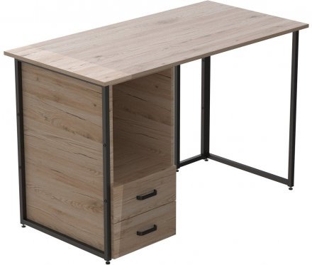 Комп'ютерний стіл Ferrum-decor Отто 75x120x70 чорний ДСП Дуб Сан-Марино 16мм (FRD-103594) Комп'ютерний стіл Ferrum-decor Отто 75x120x70 чорний ДСП Дуб Сан-Марино 16мм (FRD-103594)