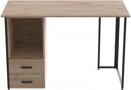 Комп'ютерний стіл Ferrum-decor Отто 75x120x70 чорний ДСП Дуб Сан-Марино 16мм (FRD-103594) Комп'ютерний стіл Ferrum-decor Отто 75x120x70 чорний ДСП Дуб Сан-Марино 16мм (FRD-103594)