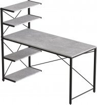 Комп'ютерний стіл Ferrum-decor Джек 75x140x60 Сірий ДСП Бетон (FRD-104420)
